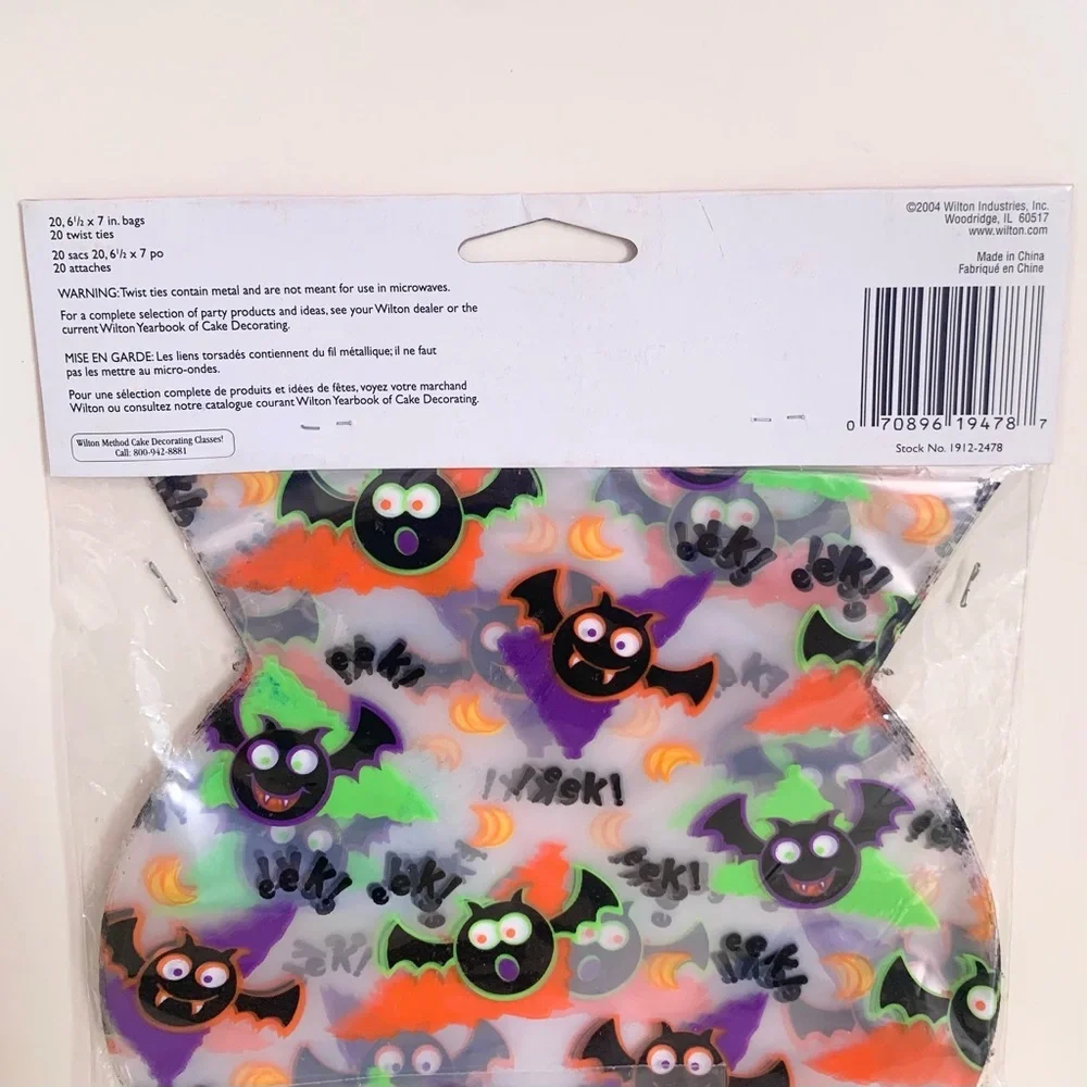 Y2k Halloween nostalgia bat goodie bags 20 pack